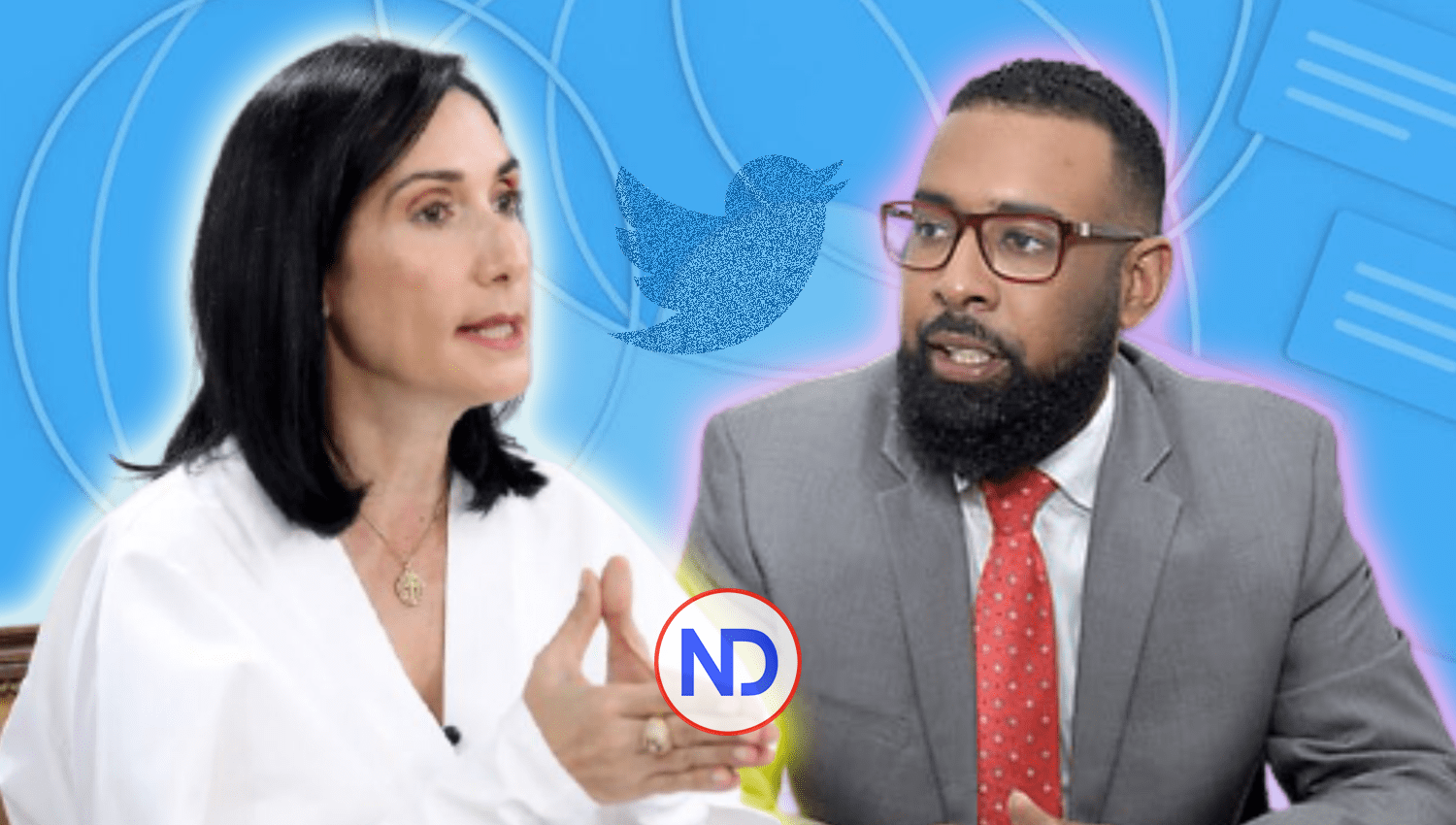 Raquel Arbaje y un dirigente del PLD se enfrentan en Twitter