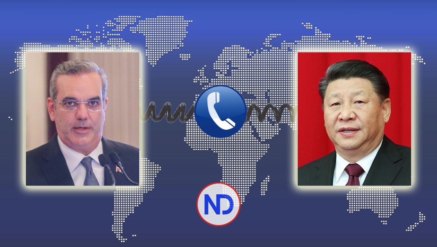 Abinader y Xi Jinping hablan sobre incrementar las relaciones comerciales y las vacunas