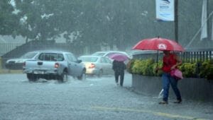 Continuarán las lluvias durante el fin de semana