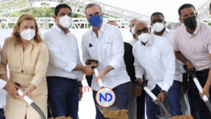 Abinader reanuda remodelación mercado municipal y construcción UASD en La Vega