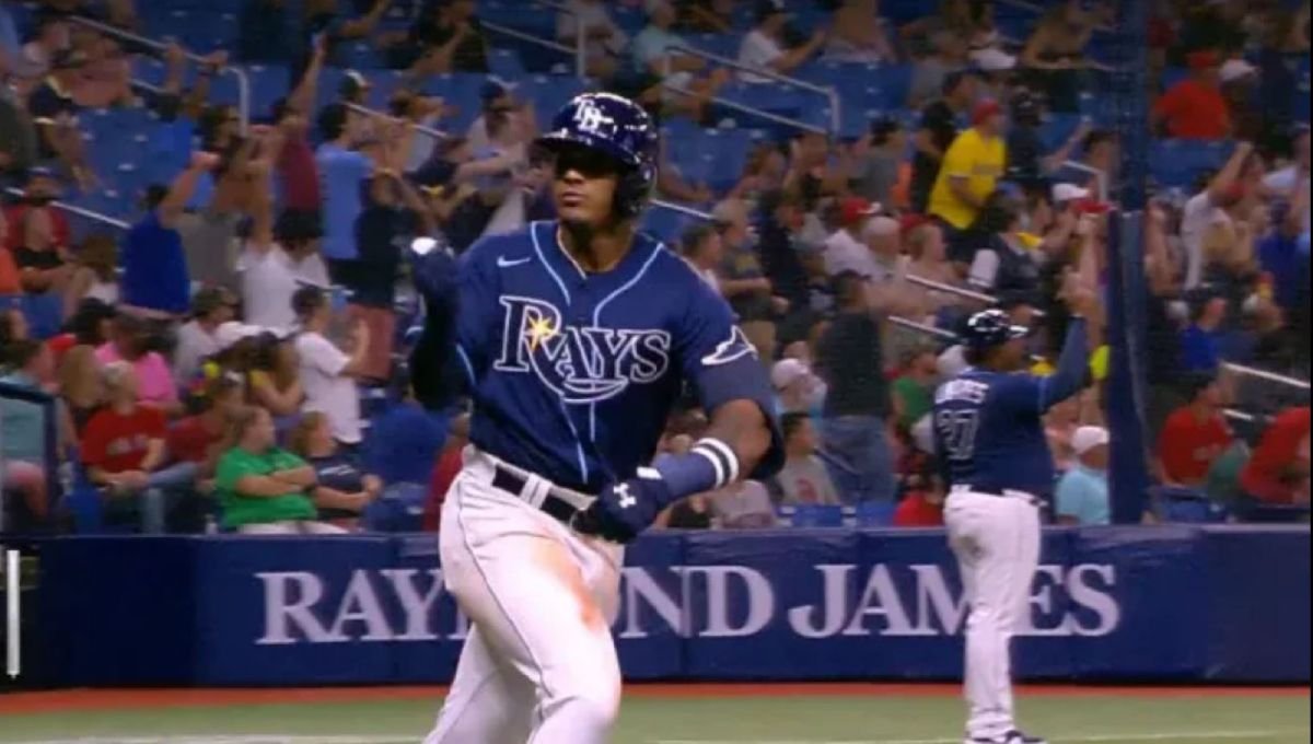 Wander Franco conecta jonrón en su primer partido en MLB