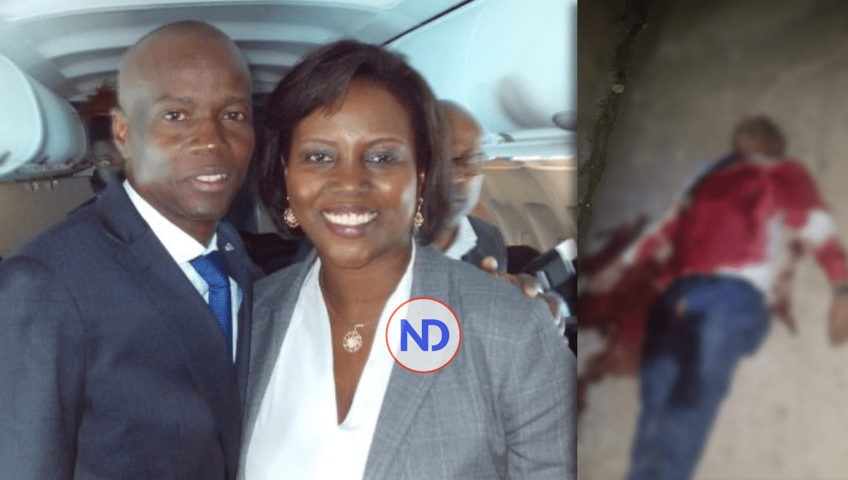 Circula primera imagen de Jovenel Moise muerto; su esposa también falleció