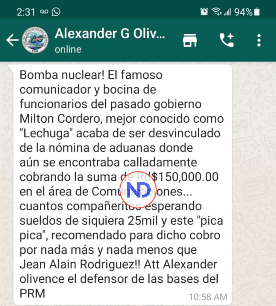 Gregorio Arias 300 mil 6 Bases del PRM se revoltean por empleos; pintan de negro local de San Juan