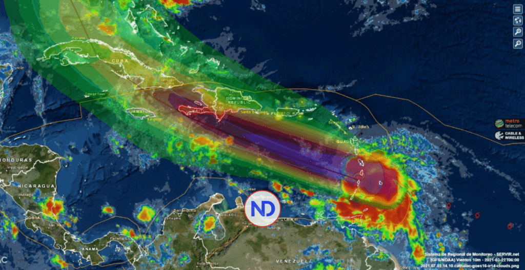 Huracan Elsa 02 D Abinader convoca miembros del COE a Palacio ante inminente paso del huracán Elsa