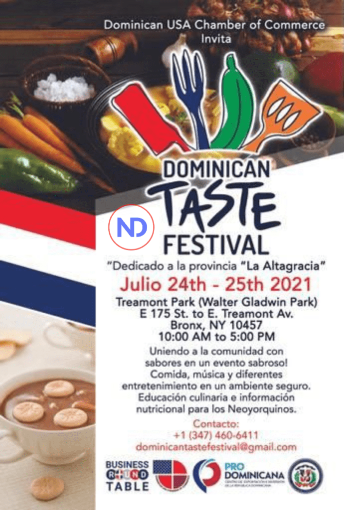 WhatsApp Image 2021 07 06 at 3.18.46 PM Invitan a disfrutar del "Dominican Taste Festival" en El Bronx