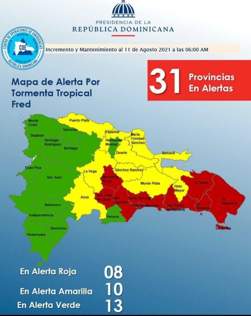 Screenshot 20210811 080340 Instagram RD completa está bajo alerta ante el paso de la tomenta Fred