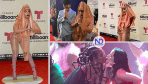 Como «La Santa Popola» fue  Tokischa vestida a los premios Billboard latinos