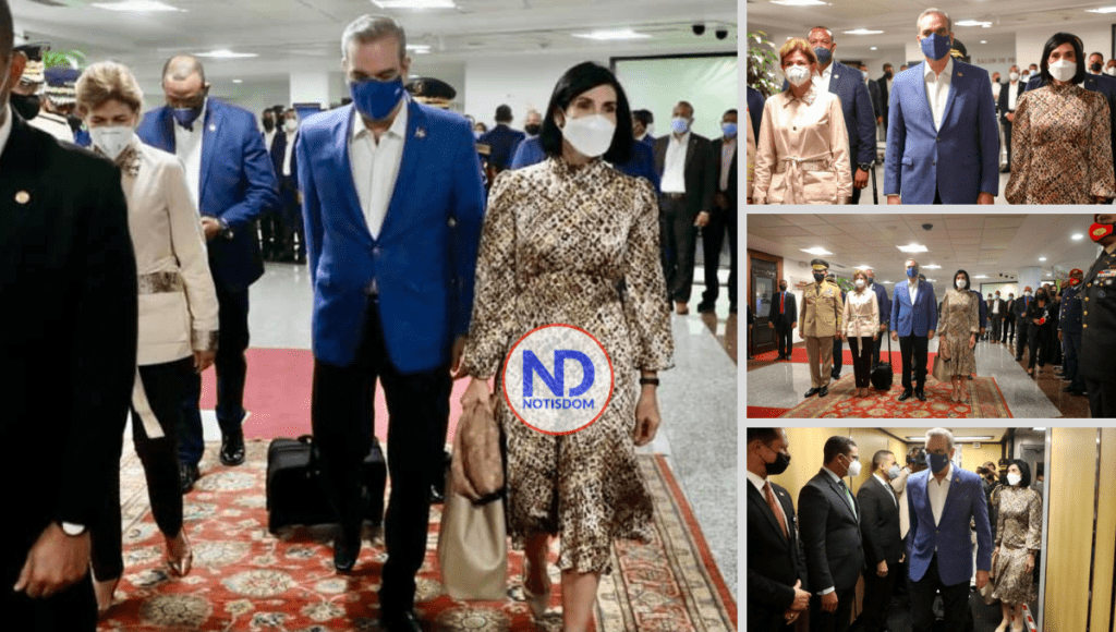 4 FOTOS C COLLAGE 3 Presidente Abinader sale a NY en vuelo comercial para participar en Asamblea de la ONU