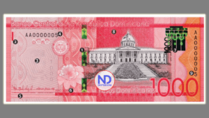 Banco Central emite un nuevo billete de RD$1,000, serie 2020