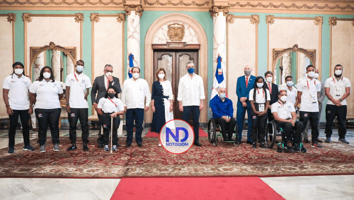 Abinader recibe delegación paralímpica que representó RD en Olimpíadas de Tokio