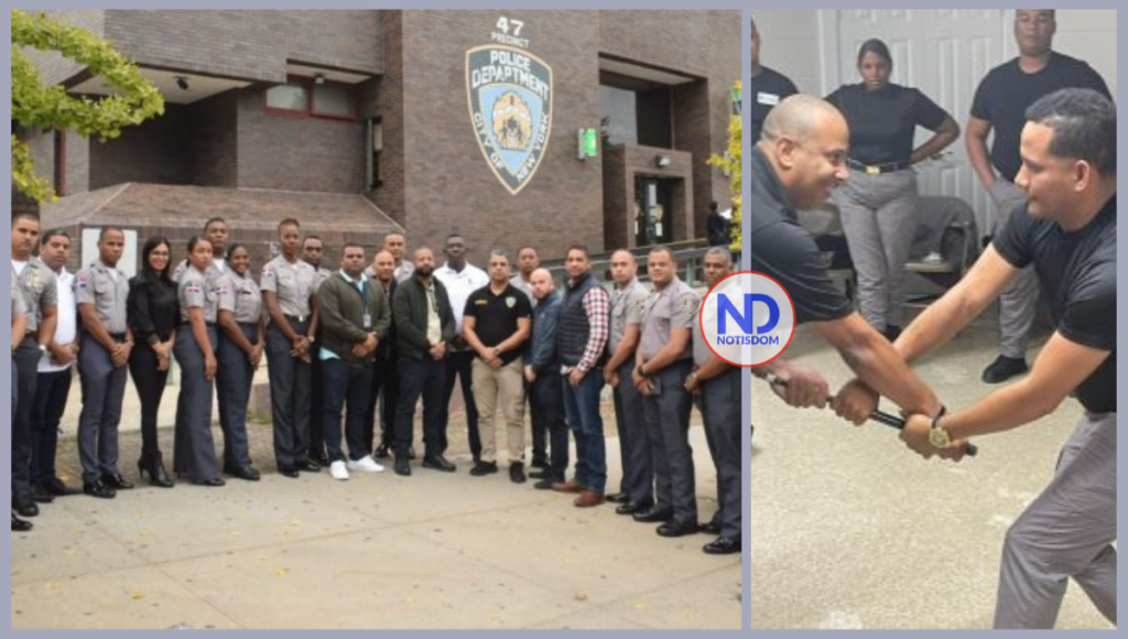 2 FOTOS B COLLAGE 3 Miembros de la Policía Nacional RD reciben entrenamiento en NY
