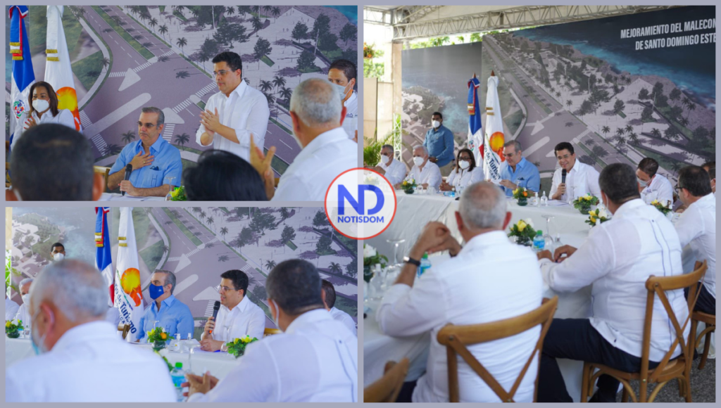 3 FOTOS B COLLAGE 19 Gobierno remozará malecón de Santo Domingo Este a un costo de RD$550 millones