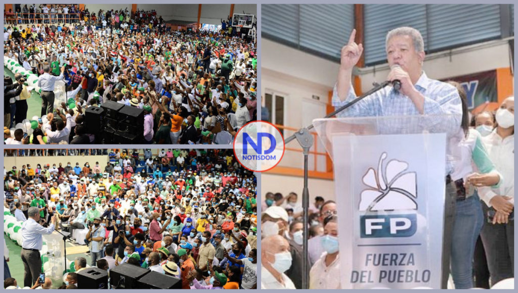 3 FOTOS B COLLAGE 20 Leonel Fernández juramenta en la FP a casi tres mil personas de San Cristóbal