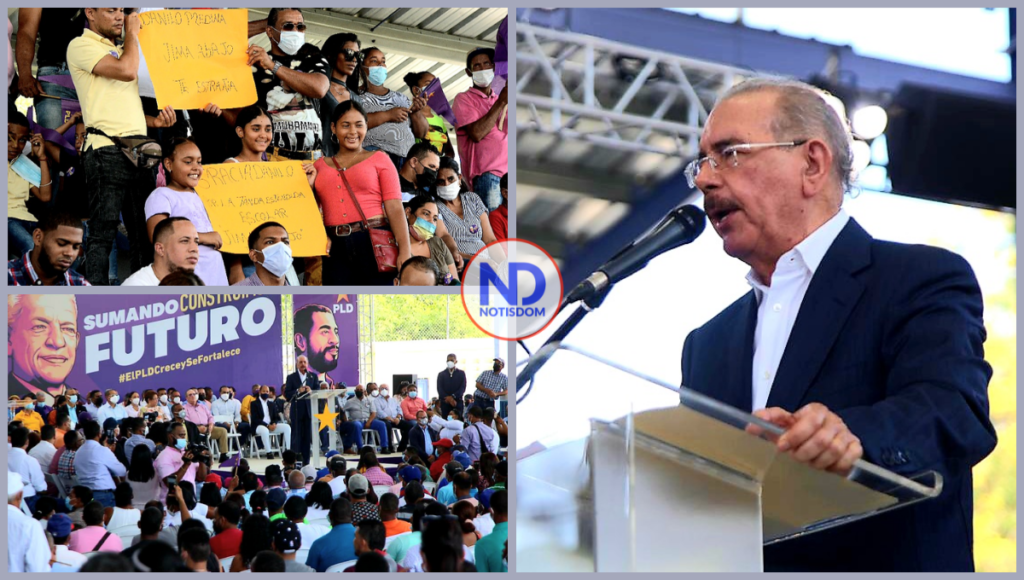 3 FOTOS B COLLAGE 21 Danilo Medina: "El único delito del PLD es haber servido desinteresadamente a los más débiles"