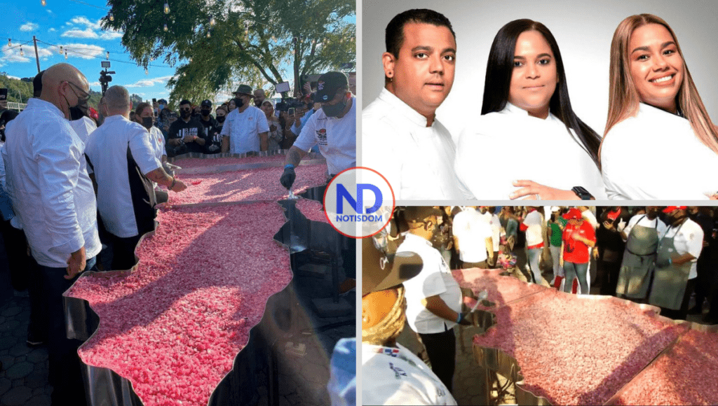 3 FOTOS B COLLAGE 7 Chefs dominicanos establecen récord Guinnes con mangú en NY