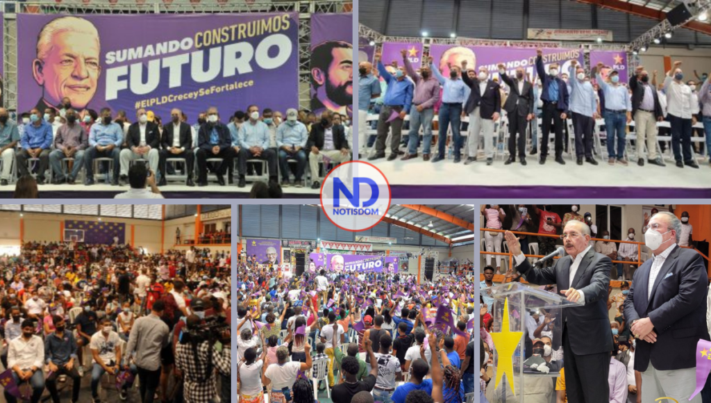 5 FOTOS A COLLAGE 6 Danilo asegura que el PLD no está muerto y que el país será morado en el 2024