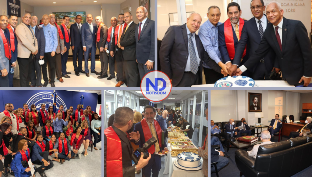 5 FOTOS A COLLAGE 7 UASD NY gradúa 44 estudiantes en derecho consular y relaciones internacionales