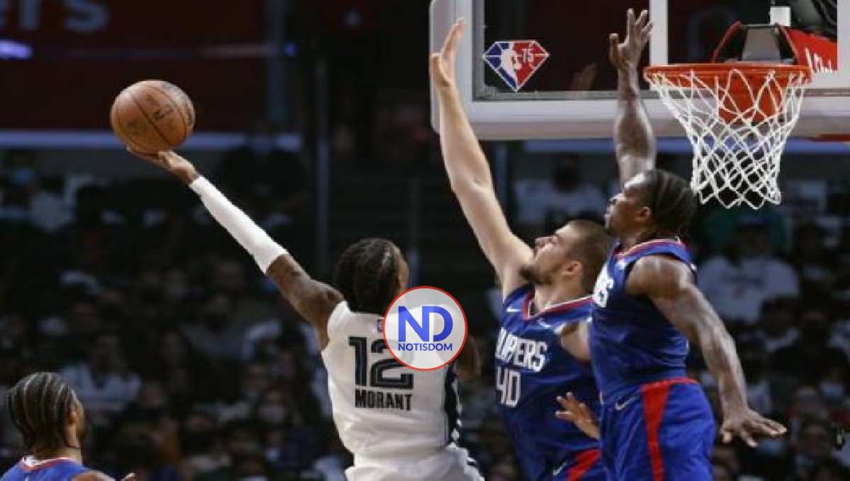 Morant anota 28 puntos, lidera a Grizzlies ante los Clippers 2 Morant anota 28 puntos, lidera a Grizzlies ante los Clippers