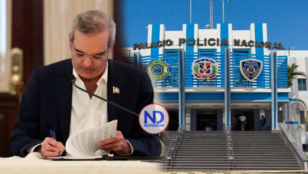 Presidente Abinader pone en retiro a 7 generales y otros 18 miembros de la Policía Nacional