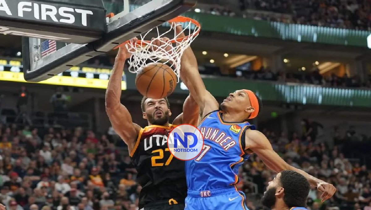 Gobert aporta doble-doble y Jazz se exhiben ante Thunder