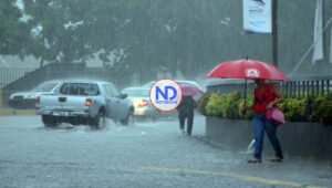 Llueve fuerte sobre varias zonas de la RD; hay 13 provincias en alerta