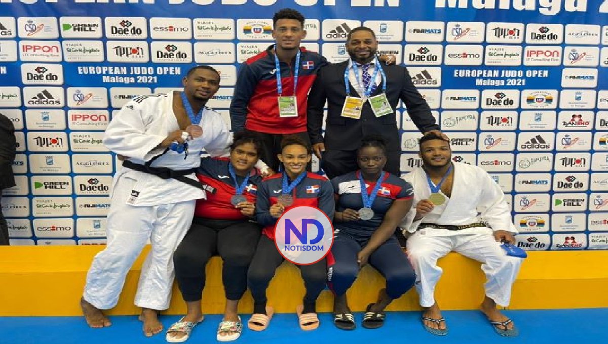 Selección RD gana cinco medallas en Málaga European Open Judo