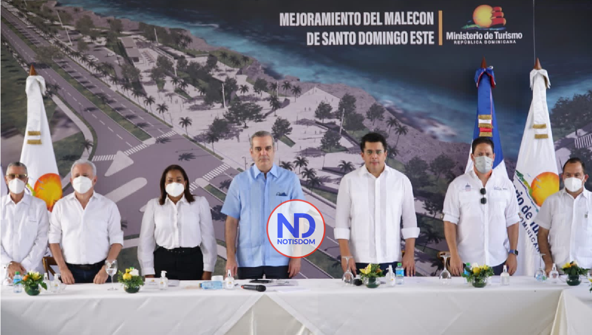 Gobierno remozará malecón de Santo Domingo Este a un costo de RD$550 millones