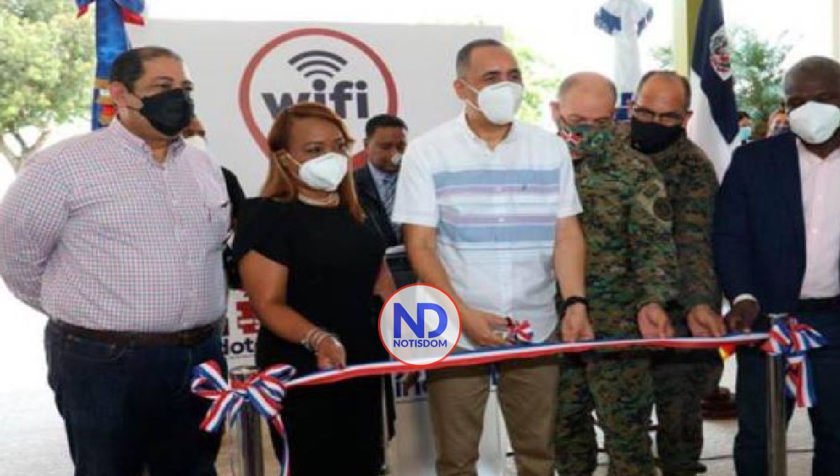 Indotel deja en funcionamiento punto wifi en San Pedro de Macorís