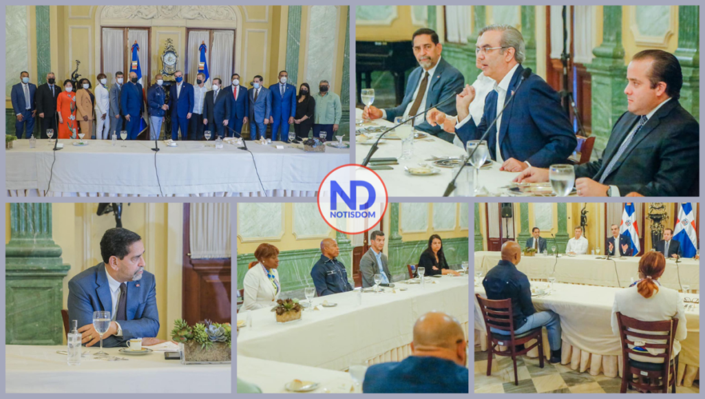 5 FOTOS A COLLAGE 12 Luis Abinader y alcalde electo de Nueva York tratan sobre seguridad, comercio y cultura