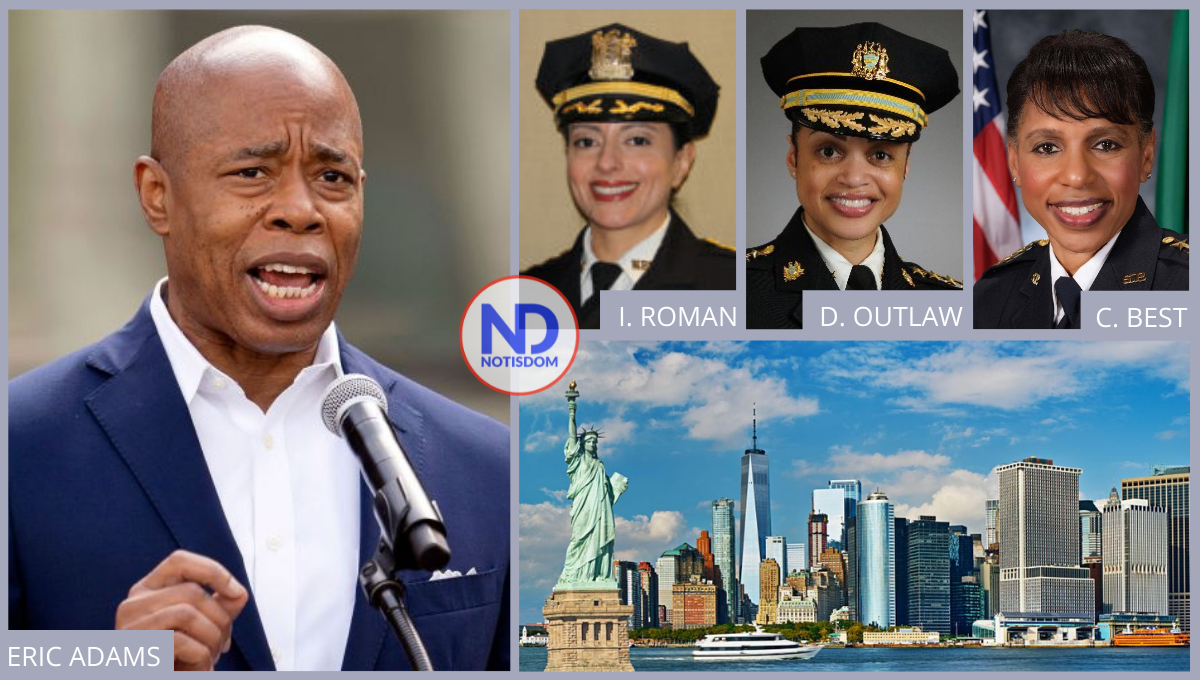 Eric Adams nombrará primera mujer como jefa de la Policía de Nueva York