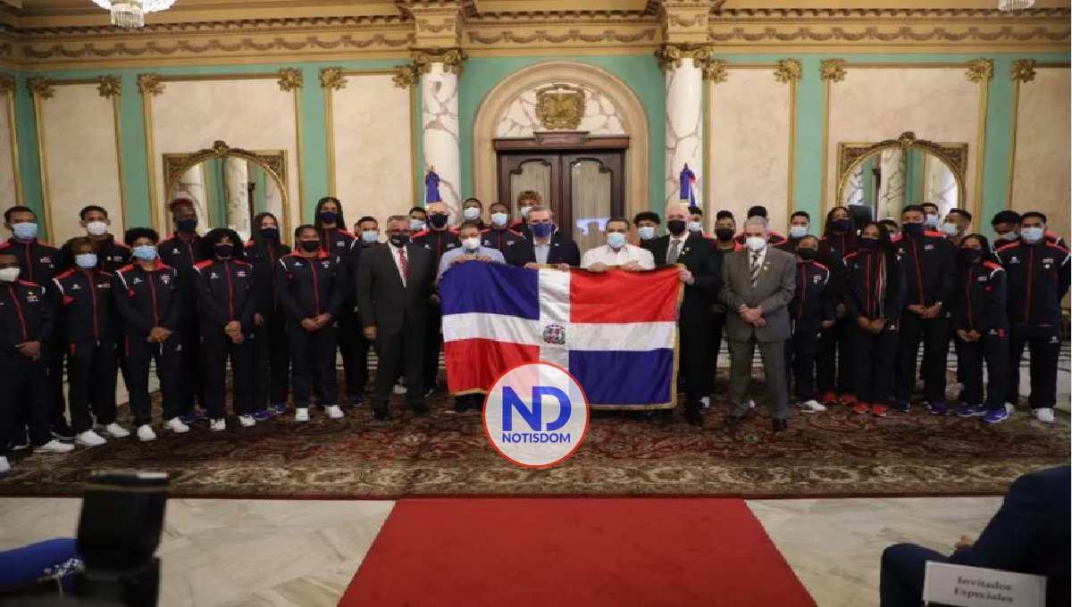 Abinader despide delegación RD participará en los Panam Juveniles
