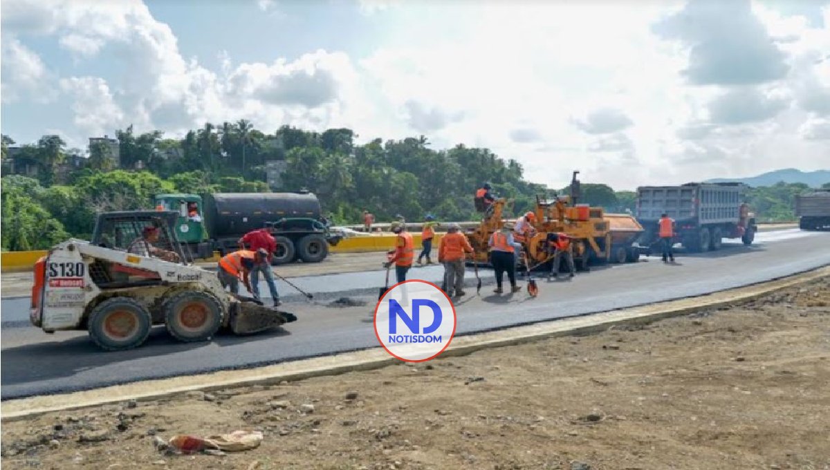 MOPC inició trabajos asfaltado en zonas Santiago y San Cristóbal