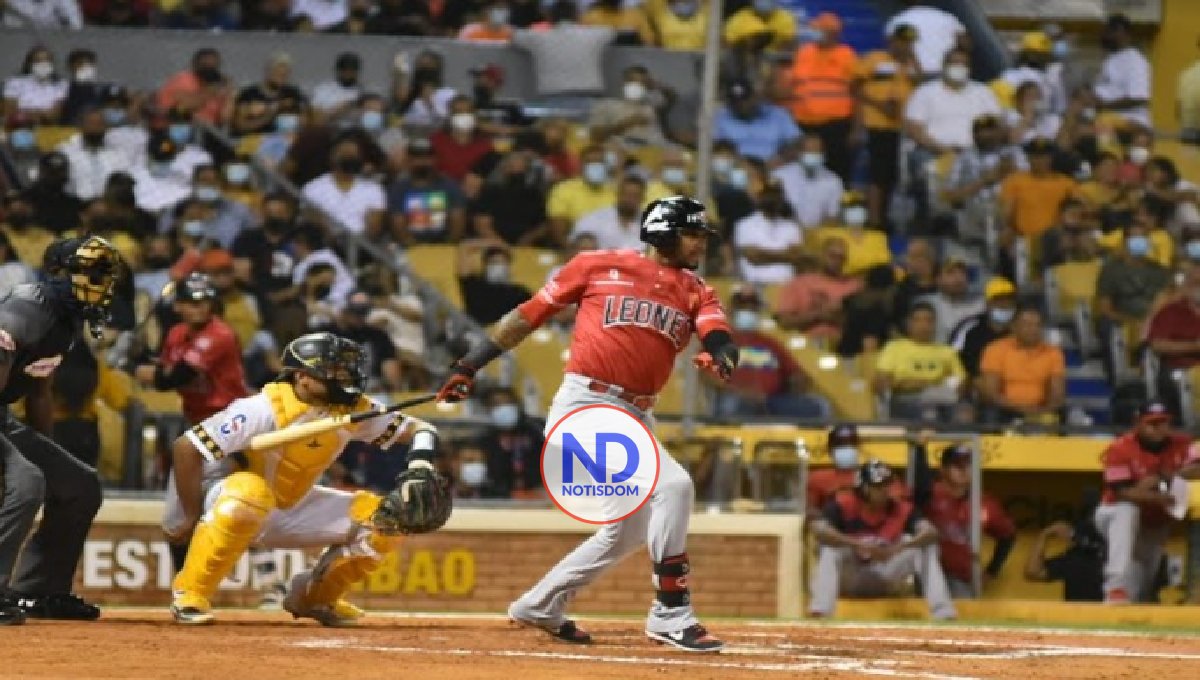Águilas Cibaeñas superan a los Leones Escogido en estadio Cibao