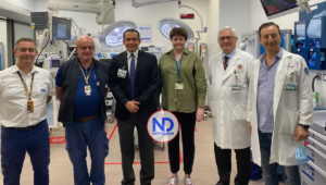 Rubén Peralta recibe delegación médica de la Fórmula Uno en el Centro de Trauma de Catar