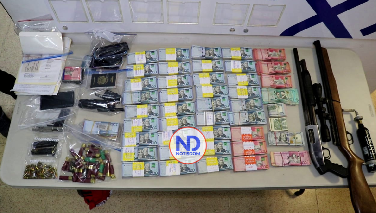 15 detenidos y RD$8 millones incautados en 20 allanamientos simultáneos en Santiago