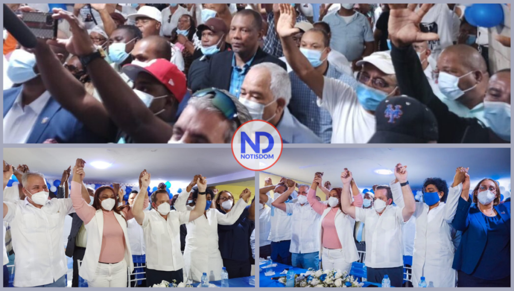 3 FOTOS C NOTISDOM Juramentan en PRM a Esperanza de Dios Ramírez, directora municipal del PLD en Hatillo