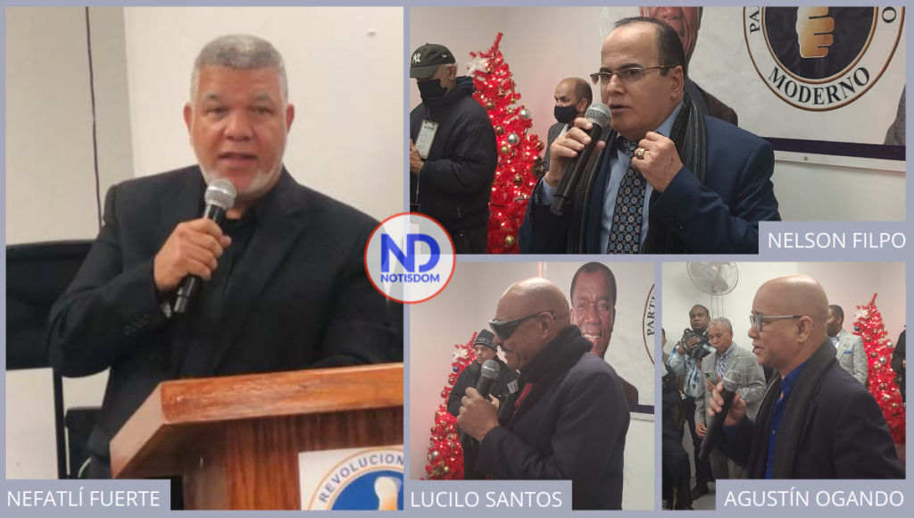 4 FOTOS NOMBRES B NOTISDOM Eligio Jáquez, cónsul en NY, es reconocido por seccionales PRM de la circunscripción 1