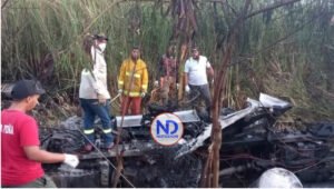 Tres personas mueren calcinadas tras choque