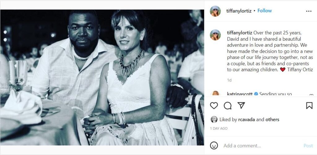 DAVID ORTIZ Y SU ESPOSA David Ortiz y su esposa se divorcian