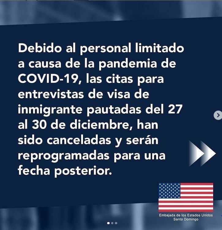EEUU 3 Embajada de EEUU cancela citas para visas de inmigrantes hasta nuevo aviso