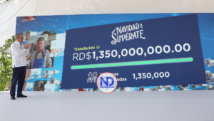 Abinader anuncia Bono Supérate de 1,000 pesos adicionales para 1 millón 350 mil hogares