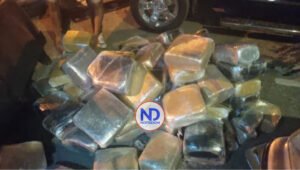 Ocupan 100 paquetes de marihuana en puesto de chequeo