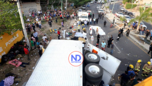 Confirman cinco dominicanos iban en camión accidentado en México; uno falleció