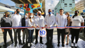 Abinader inaugura la primera etapa del remozamiento de la avenida Duarte con París