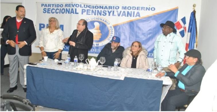 Cónsul Eligio Jaquez se reúne con perremeistas en Pennsylvania 3 PRM 11 Cónsul Eligio Jaquez se reúne con perremeistas en Pennsylvania