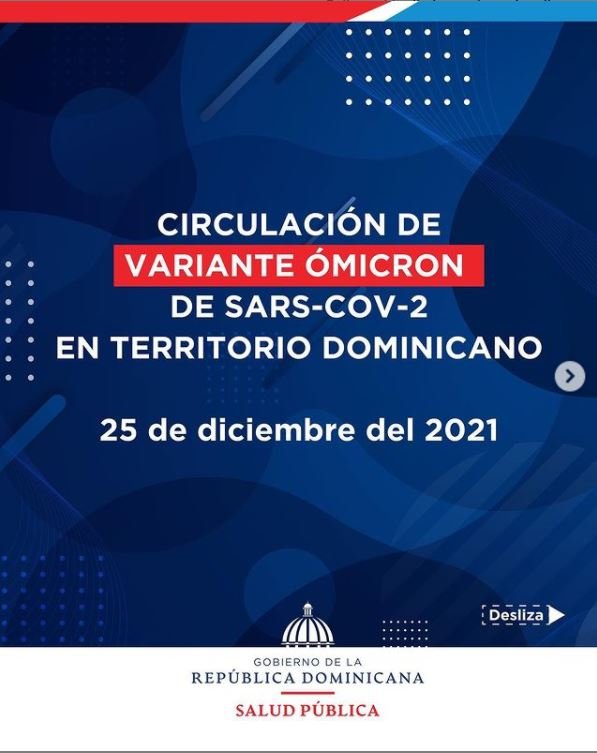 SALUD A 102 Salud Pública confirma la variante Ómicron circula en el país