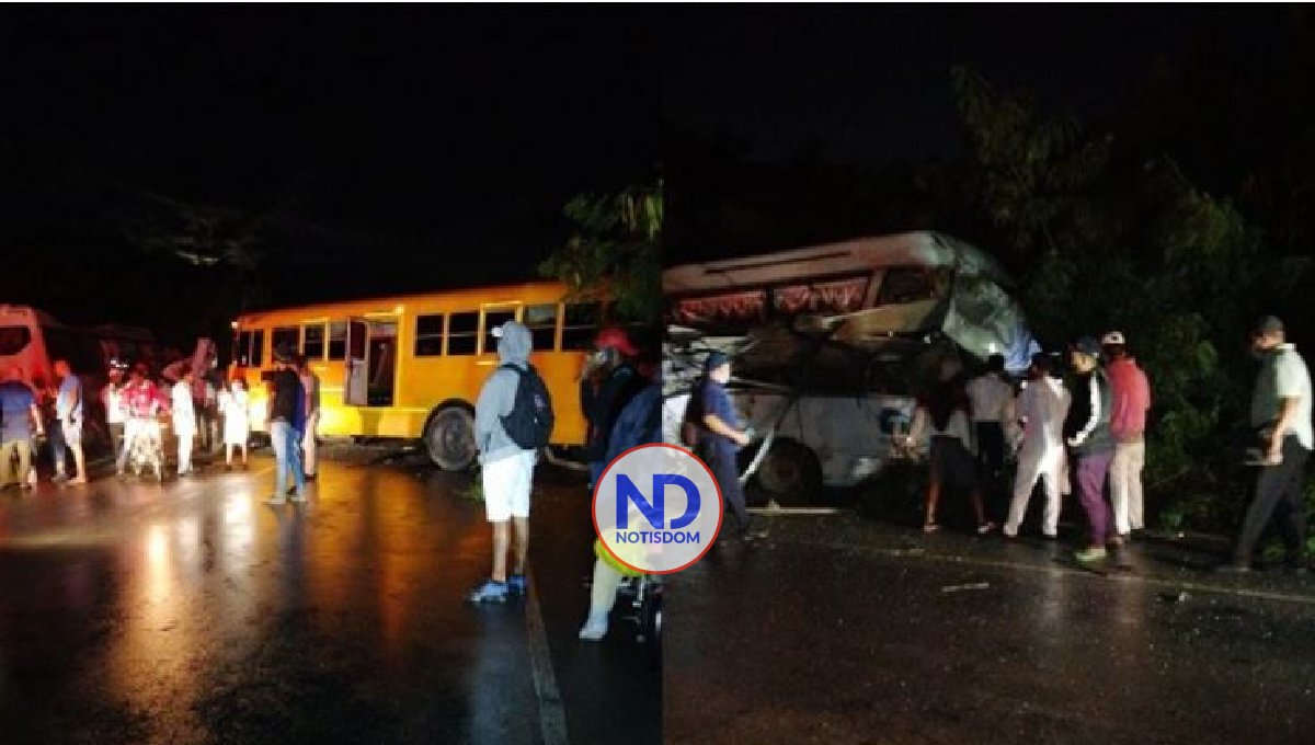 Un muerto y 14 heridos al chocar 4 autobuses