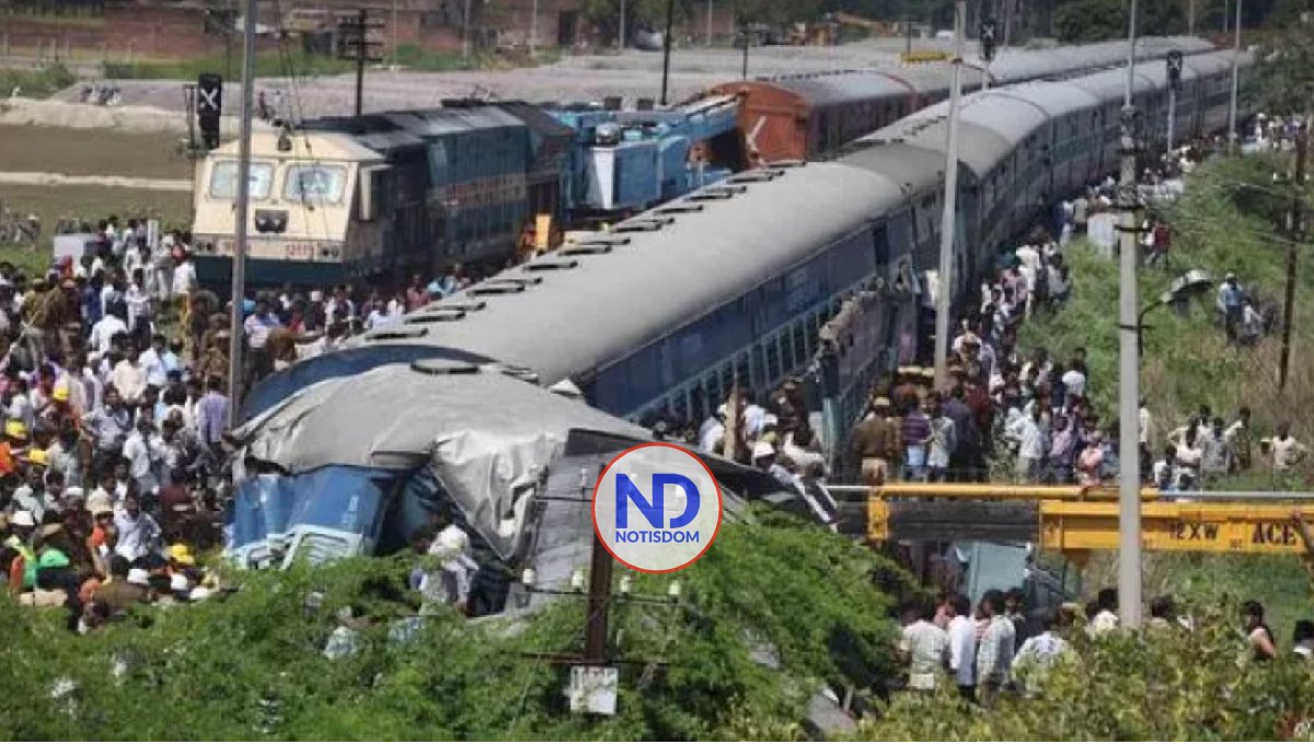 Al menos cinco muertos y 45 heridos en un accidente de tren en la India