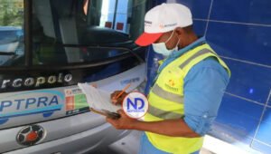 INTRANT realiza inspección visual vehicular en terminales de autobuses