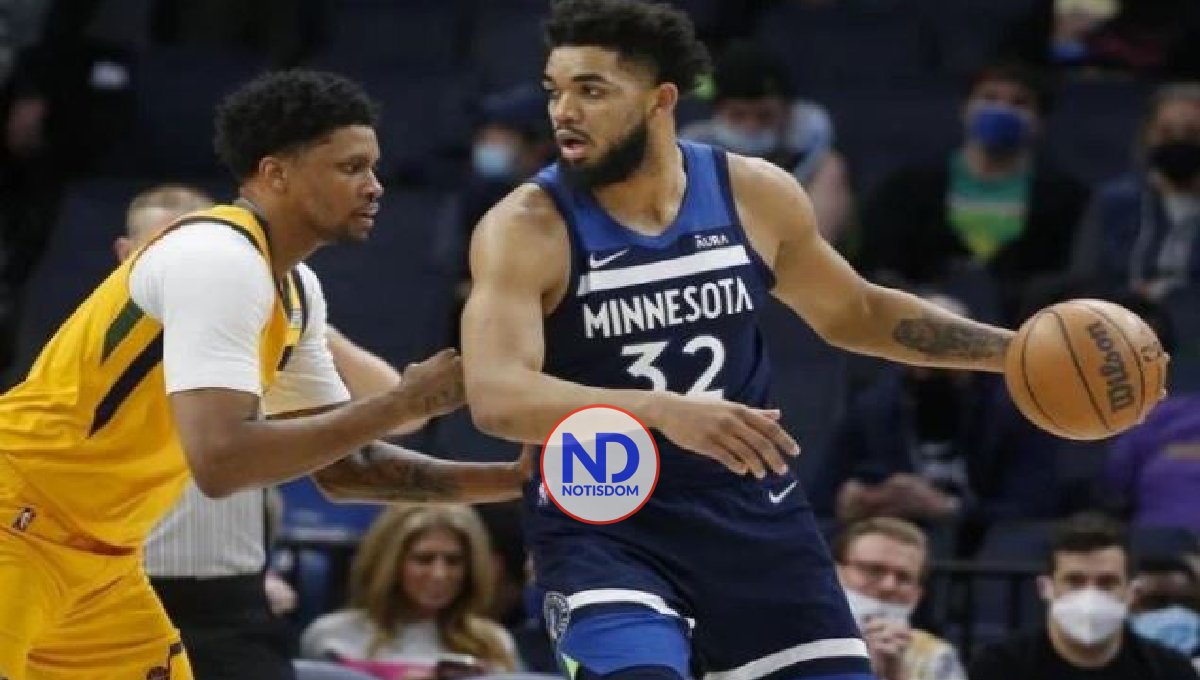 NBA: Wolves vencen al Jazz con 31 puntos de Karl-Anthony Towns